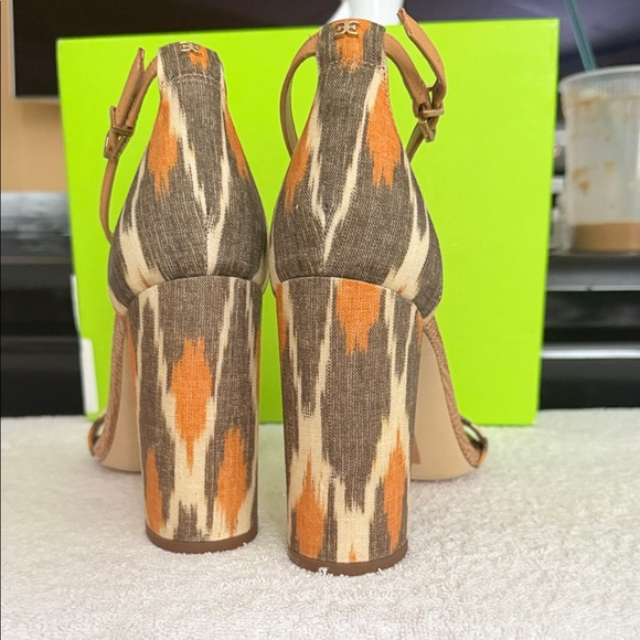 Sam Edelman Multicolor Block Heel Sandals - Picture 2 of 6